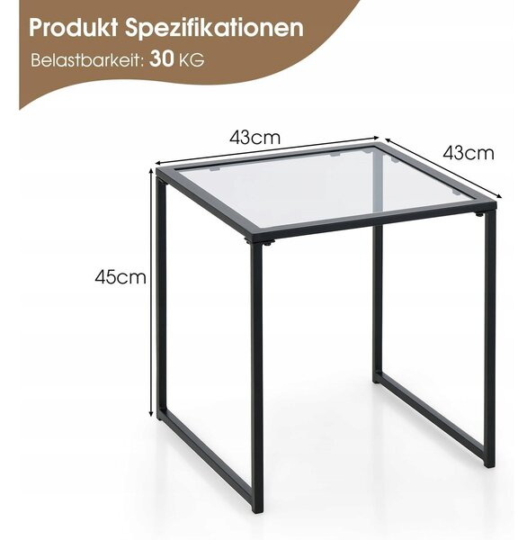 Okrągły stolik ogrodowy SAONA, metalowy, Ø 70 cm