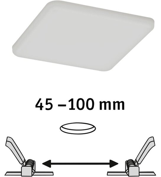 Paulmann EB Panel Veluna VariFit LED-es beépíthető lámpa 8.50 W Selyem (92397)