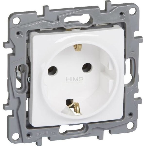 Legrand 764539 Niloé fehér 2P+F csatlakozóaljzat