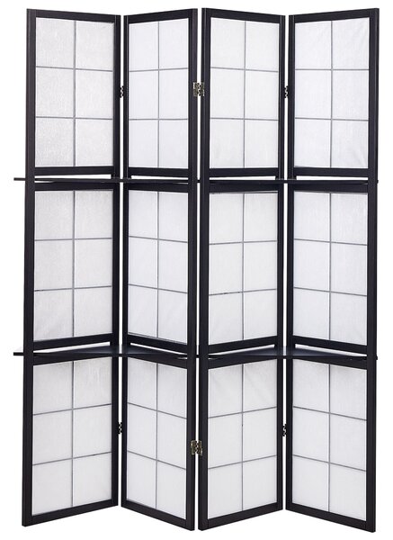 4 paneles térelválasztó GOMAGOI Fekete 120 cm 170 cm