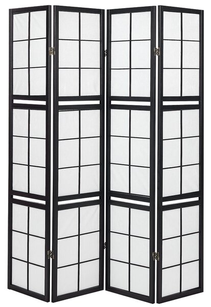 4 paneles térelválasztó GOMAGOI Fekete 120 cm 170 cm