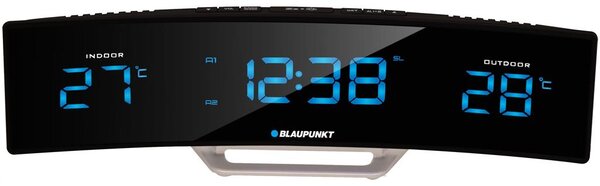 Blaupunkt CR12BK Rádiós ébresztőóra - Fekete