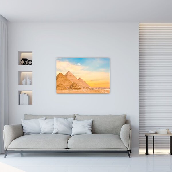 Az egyiptomi piramisok képe (90x60 cm)