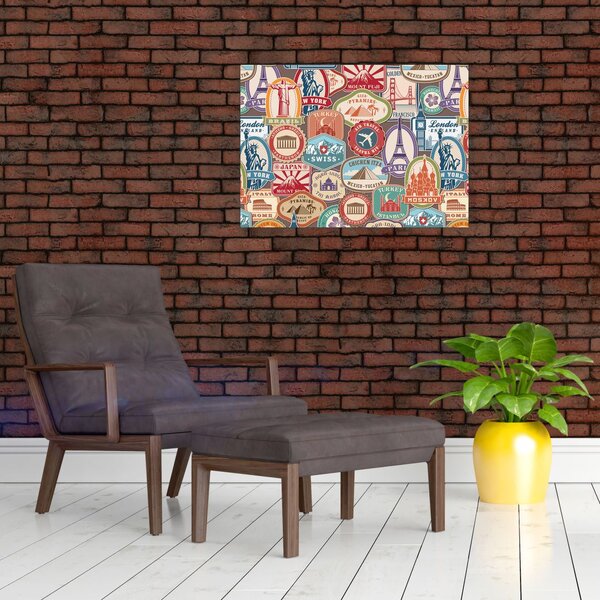Egy utazó képe (70x50 cm)