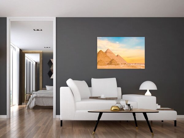 Az egyiptomi piramisok képe (90x60 cm)