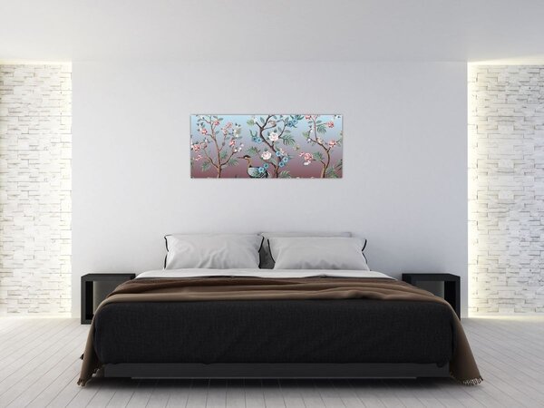 Kép - madár park (120x50 cm)