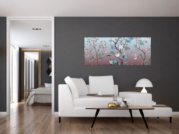 Kép - madár park (120x50 cm)