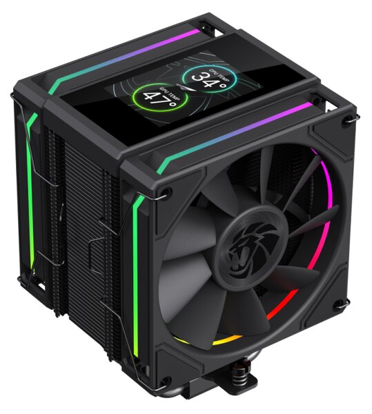 GameMax SIGMA 620 LCD BK processzor hűtő, fekete