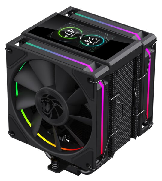 GameMax SIGMA 620 LCD BK processzor hűtő, fekete