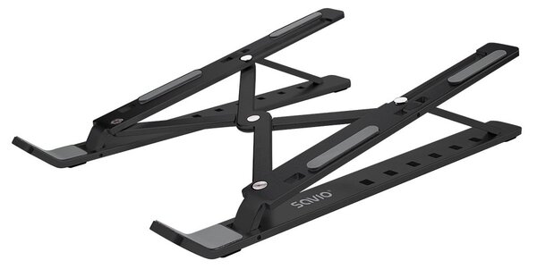 Savio SAVPB-05 Állítható / Dönthető 18" Asztali Laptop Állvány - Fekete
