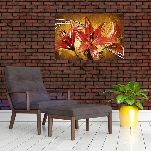Kép a liliomvirágokról (90x60 cm)