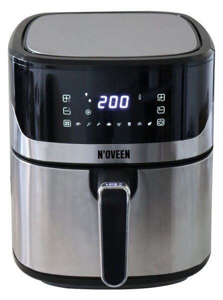 N'oveen AF550 6.5L Forrólevegős fritőz - Fekete