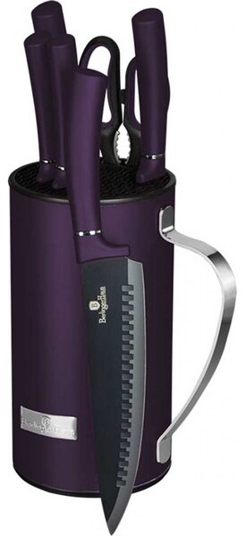 BerlingerHaus BH/2584 Purple Eclipse Collection Késkészlet - Rozsdamentes Acél, Metál Lila