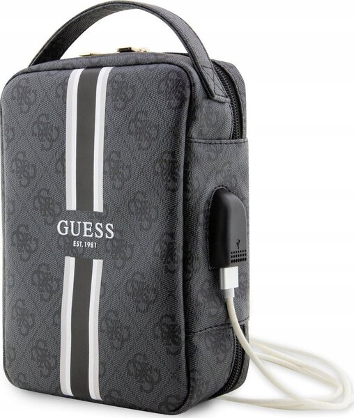 Guess 4G Printed Stripes GUHBP4RPSK rendszerező táska, fekete