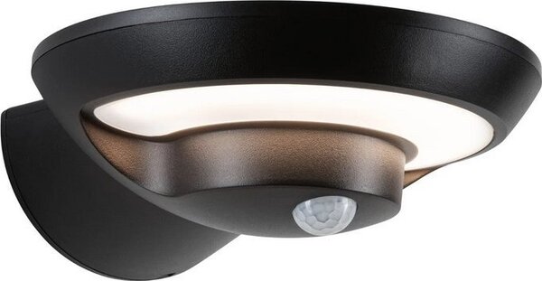 Paulmann Bordola 94855 Napelemes kültéri fali lámpa mozgásjelzővel LED 3.5 W Antracit