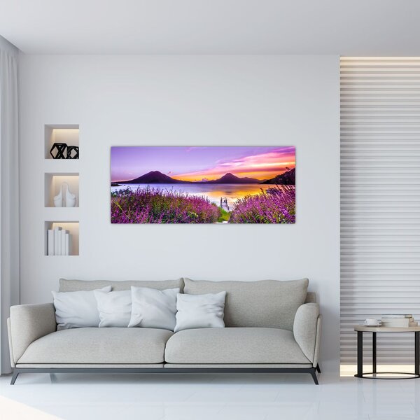Tó képe (120x50 cm)