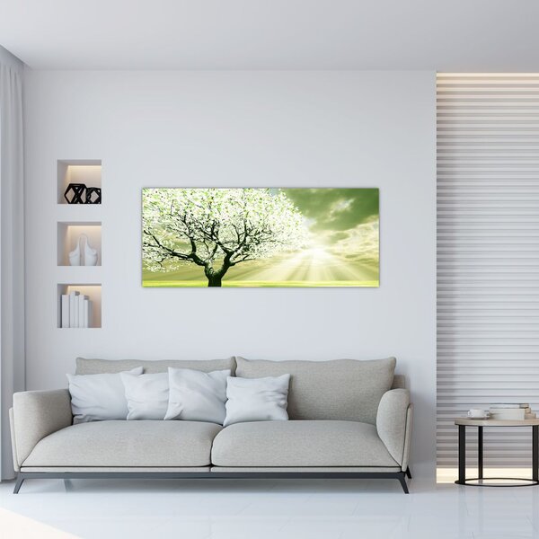 Fa képe a réten (120x50 cm)