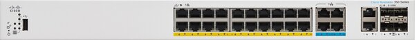 Cisco Catalyst C1300-24MGP-4X hálózati kapcsoló Vezérelt L2/L3 Ethernet-áramellátás (PoE) támogatása Szürke