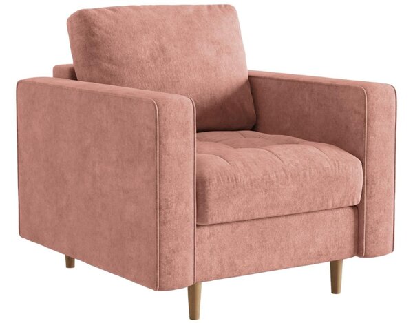 MICADONI Gobi rózsaszín szövet fotel
