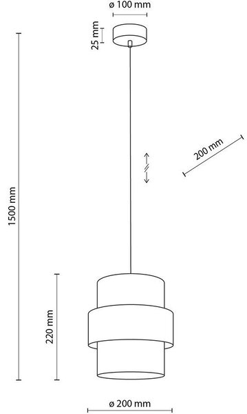 TK Lighting Calisto Általános mennyezeti lámpa - Cserélhető Fényforrás , Bézs