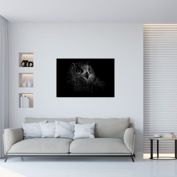 Kép - bagoly, ábra (90x60 cm)