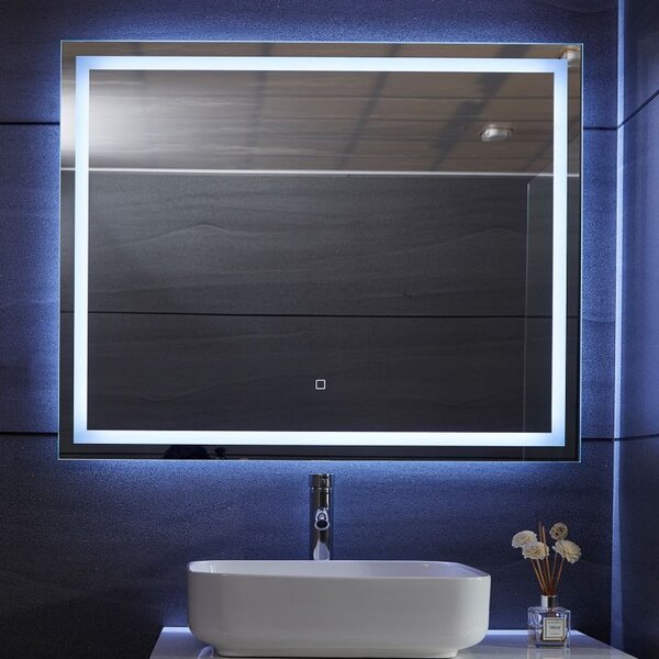 Fürdőszobatükör Aquamarin LED 43 W 100 x 80 cm