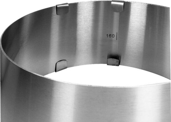 Tortaforma Kerek Inox 16-30 cm 1 db
