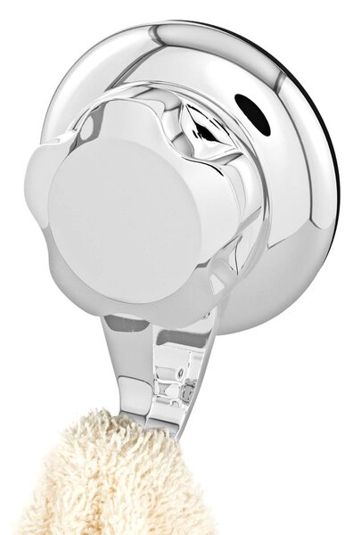 Ezüstszínű öntapadós műanyag akasztó szett 4 db-os Bestlock – Compactor