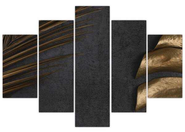 Kép arany levelekkel (150x105 cm)