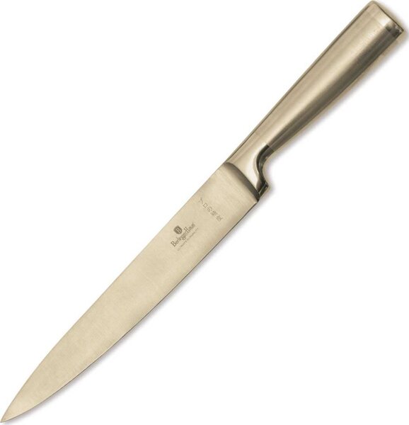 BerlingerHaus BH/2931 Sahara Collection Szeletelő Kés - 20 cm, Rozsdamentes Acél, Arany
