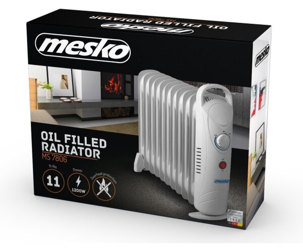Mesko MS 7806 Olajradiátor Fehér