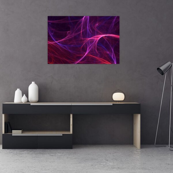 Absztrakt görbék képe (90x60 cm)