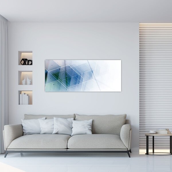 Kép - Geometriai formák (120x50 cm)