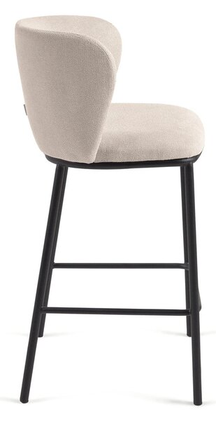Bézs bárszék (ülésmagasság 65 cm) Ciselia – Kave Home