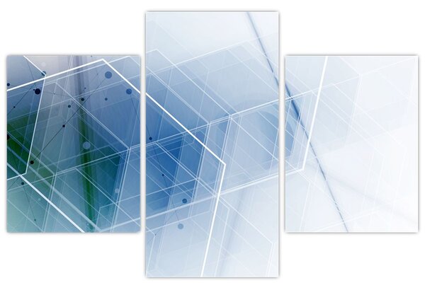 Kép - Geometriai formák (90x60 cm)