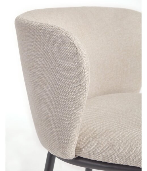 Bézs bárszék (ülésmagasság 65 cm) Ciselia – Kave Home