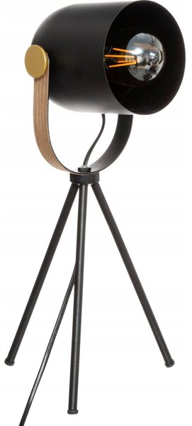 Lampara Tripode Modelo "action' E27 Color Negro