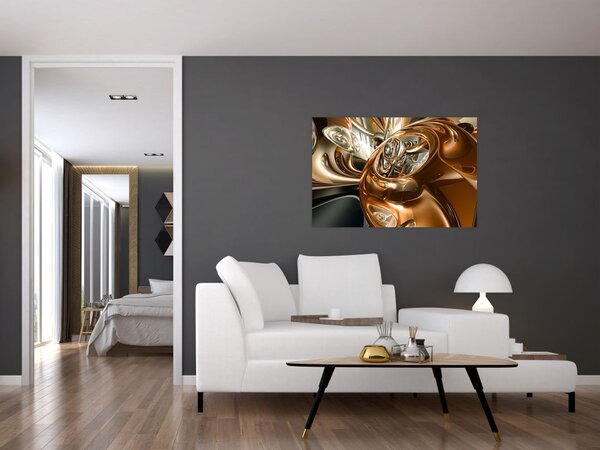 Absztrakciós kép (90x60 cm)