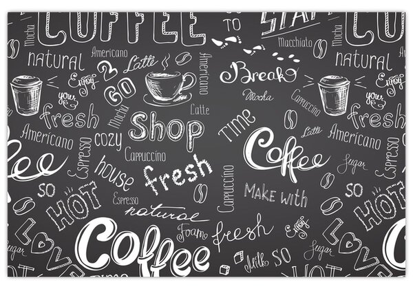 Kép - Coffee (90x60 cm)