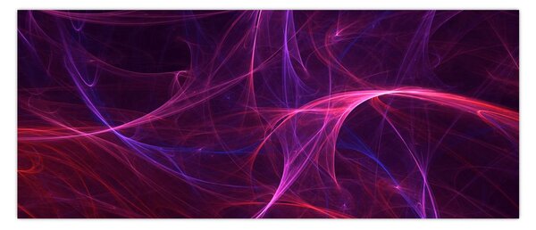 Absztrakt görbék képe (120x50 cm)