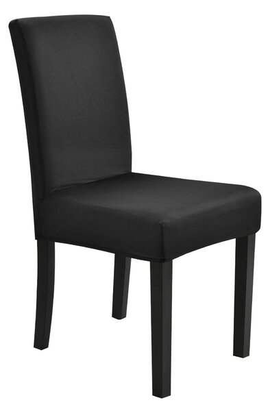 Székhuzat vedőhuzat stretch mosható különböző méretű székre fekete