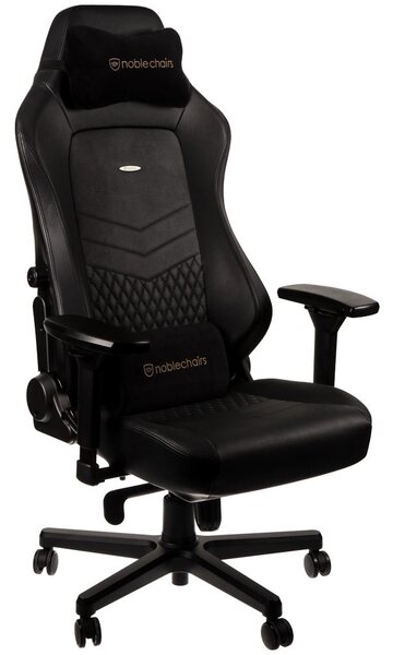 Noblechairs HERO Gamer Szék Valódi Bőr Fekete