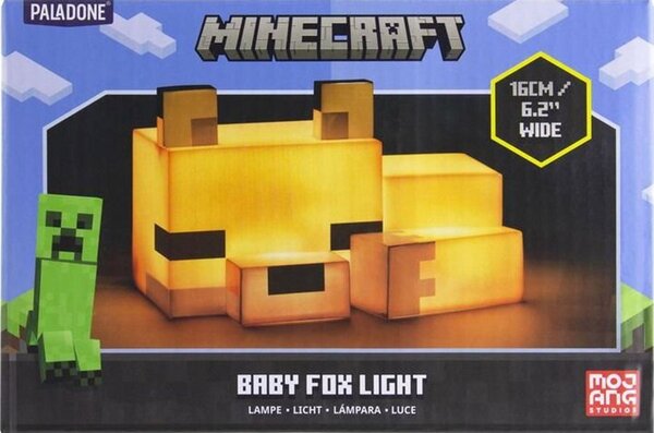 Minecraft: Fox - 3D lámpa