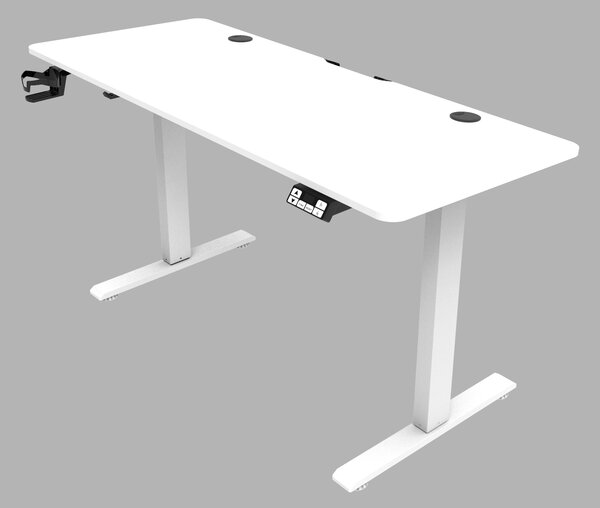 Elektromosan, elektronikusan állítható magasságú íróasztal fehér (EL05-1460-V2-WHITE)