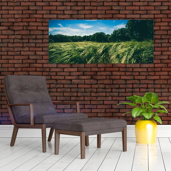 Rét és az erdő képe (120x50 cm)