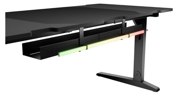 Genesis Holm Modular 180 RGB Gamer asztal 180 x 75 x 70-90 cm - Fekete