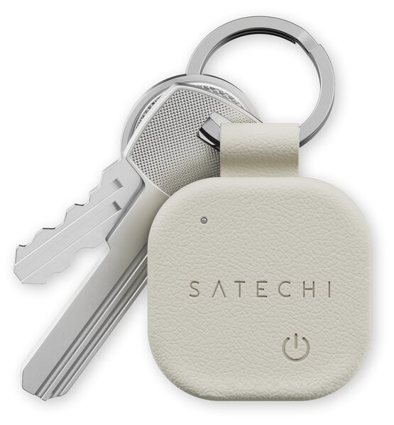 SATECHI Vegán bőr FindAll™ kulcstartó homok