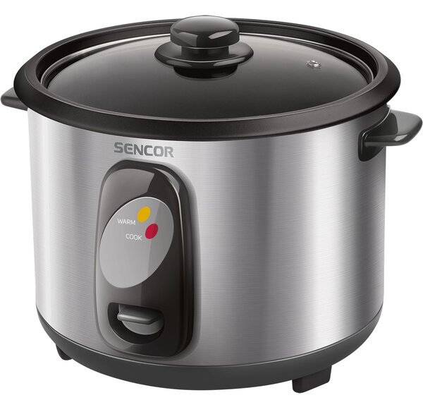 Sencor SRM 1000SS Rizsfőző, Inox-fekete