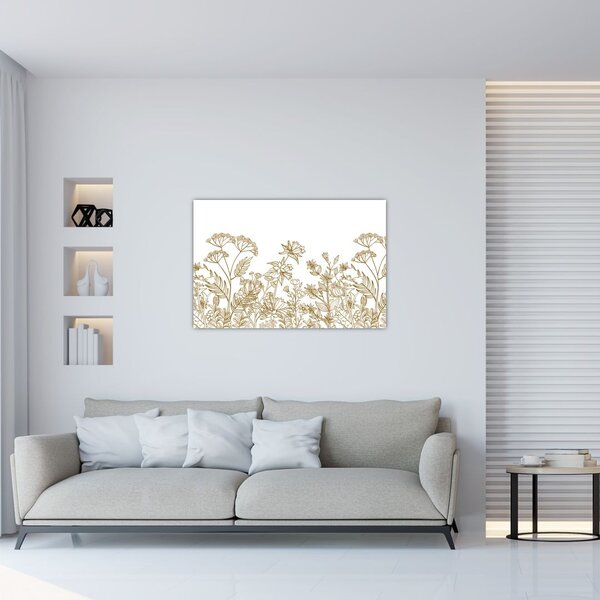 Kép - réti virágok (90x60 cm)
