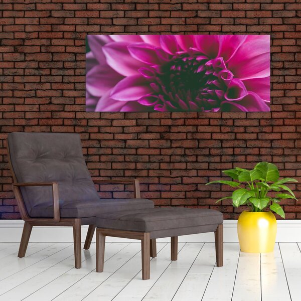 Rózsaszín virág képe (120x50 cm)